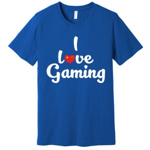 I Love Gaming! Ich Liebe Zocken! Gaming Console Meaningful Gift Premium T-Shirt