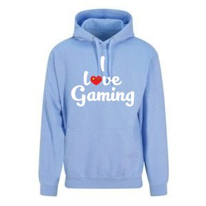 I Love Gaming! Ich Liebe Zocken! Gaming Console Meaningful Gift Unisex Surf Hoodie