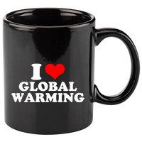 I Love Global Warming Climate Change 11oz C Handle Ceramic Mug