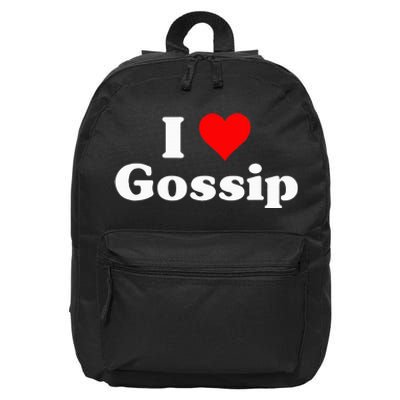 I Love Gossip 16 in Basic Backpack