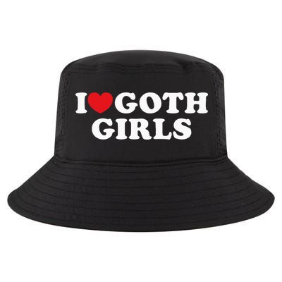 I Love Goth I Heart Goth Cool Comfort Performance Bucket Hat