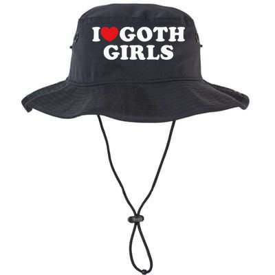 I Love Goth I Heart Goth Bucket Hat