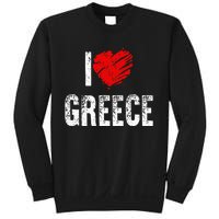 I Love Greece Greeks Pride Patriotic Gift Sweatshirt