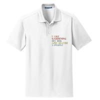 I Like Gardening My Dog Maybe 3 People Vintage Gardening Tank Top Dry Zone Grid Polo