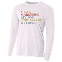 I Like Gardening My Dog Maybe 3 People Vintage Gardening Tank Top Cooling Performance Long Sleeve Crew