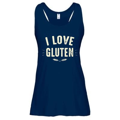 I Love Gluten Ladies Essential Flowy Tank