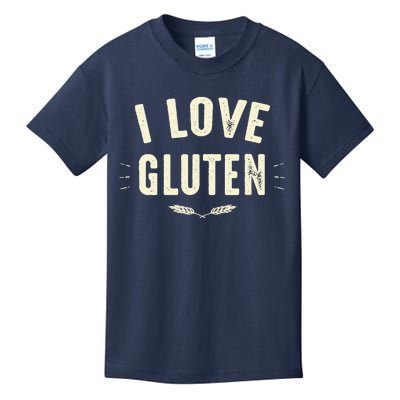 I Love Gluten Kids T-Shirt