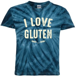 I Love Gluten Kids Tie-Dye T-Shirt