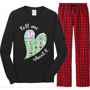 I Love Geography Geographic Teacher Student Geographer Long Sleeve Pajama Set