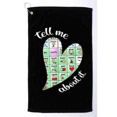 I Love Geography Geographic Teacher Student Geographer Golf Towel