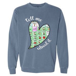 I Love Geography Geographic Teacher Student Geographer Garment-Dyed Sweatshirt