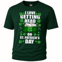 I Love Getting Head On St Patrick's Day Funny Holiday Cooling Performance Crew T-Shirt