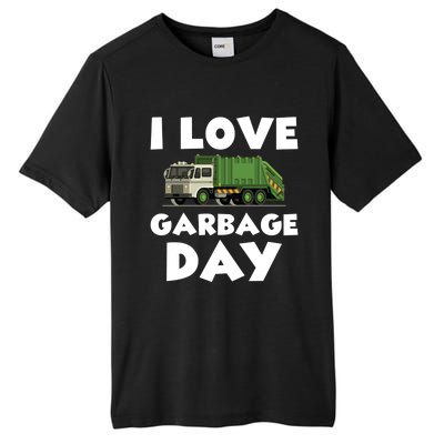 I Love Garbage Day Trash Truck Gift Tall Fusion ChromaSoft Performance T-Shirt