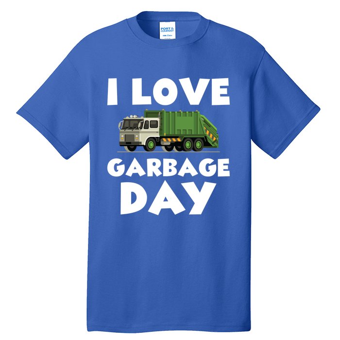 I Love Garbage Day Trash Truck Gift Tall T-Shirt