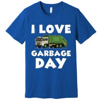 I Love Garbage Day Trash Truck Gift Premium T-Shirt