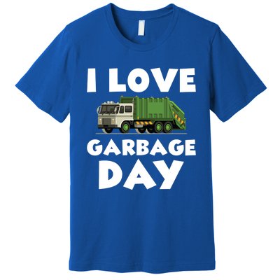 I Love Garbage Day Trash Truck Gift Premium T-Shirt