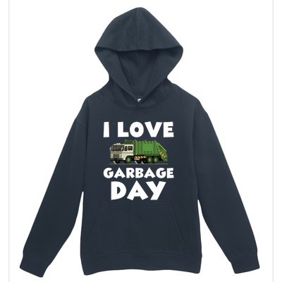 I Love Garbage Day Trash Truck Gift Urban Pullover Hoodie