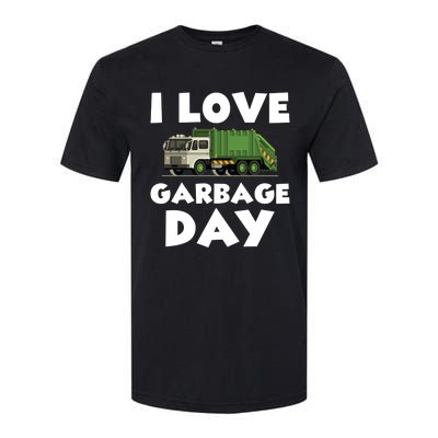 I Love Garbage Day Trash Truck Gift Softstyle CVC T-Shirt