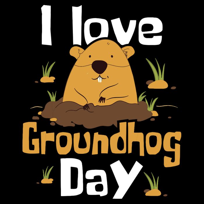 I Love Groundhog Day Funny Woodchuck Groundhog Day Cooling Performance Crew T-Shirt
