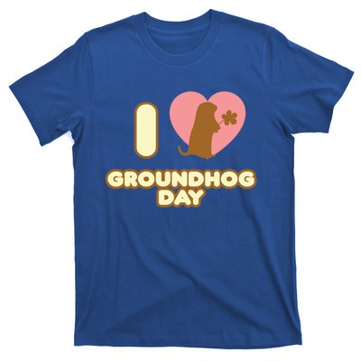 I Love Groundhog Day February 2 Groundhog Day February Gift T-Shirt