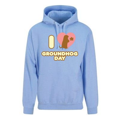 I Love Groundhog Day February 2 Groundhog Day February Gift Unisex Surf Hoodie