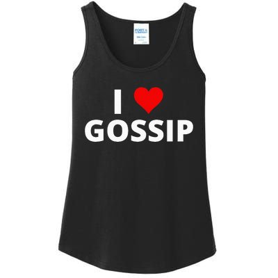 I Love Gossip Ladies Essential Tank