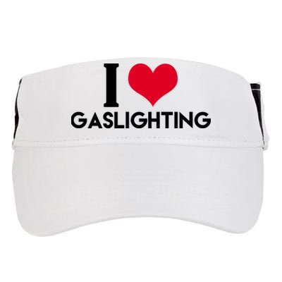 I Love Gaslighting Adult Drive Performance Visor