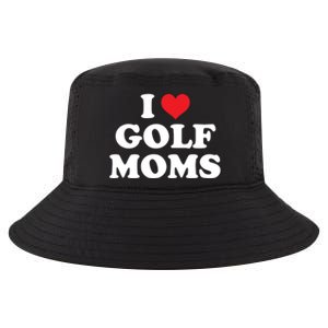 I Love Golf Moms Funny Design Gift Cool Comfort Performance Bucket Hat