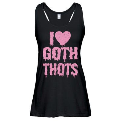I Love Goth Thots Ladies Essential Flowy Tank