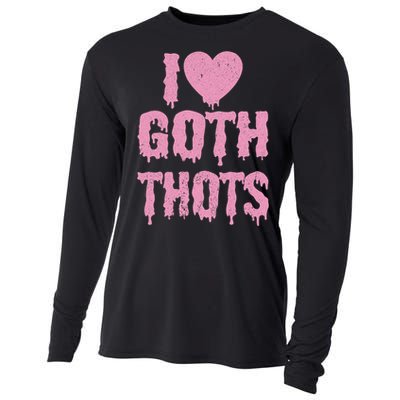 I Love Goth Thots Cooling Performance Long Sleeve Crew