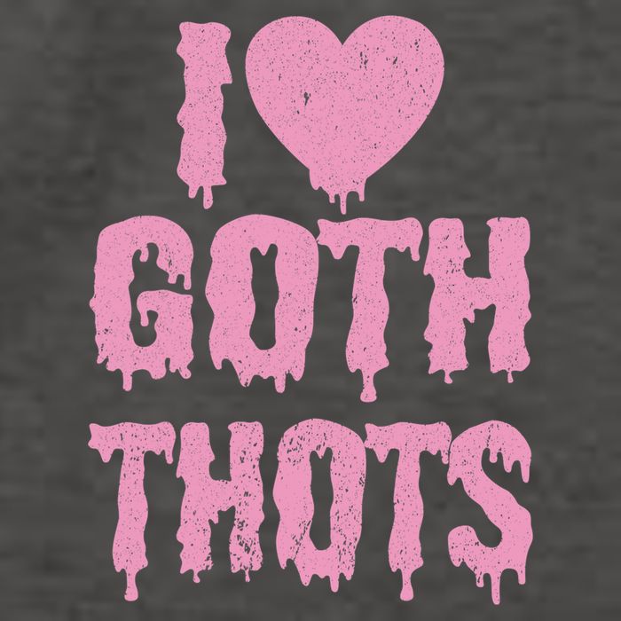 I Love Goth Thots Vector Backpack