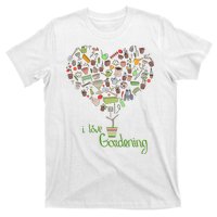 I Love Gardening Potted Bush Of Gardening T-Shirt