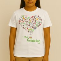 I Love Gardening Potted Bush Of Gardening T-Shirt