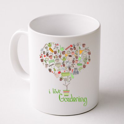 I Love Gardening Potted Bush Of Gardening Mug