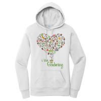 I Love Gardening Potted Bush Of Gardening Women's Pullover Hoodie