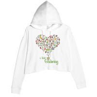 I Love Gardening Potted Bush Of Gardening Crop Fleece Hoodie