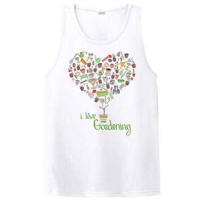 I Love Gardening Potted Bush Of Gardening PosiCharge Competitor Tank