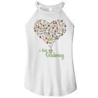 I Love Gardening Potted Bush Of Gardening Women's Perfect Tri Rocker Tank