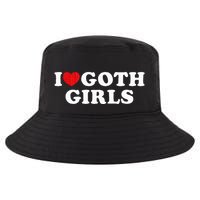 I Love Goth I Heart Goth Cool Comfort Performance Bucket Hat