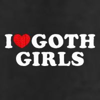 I Love Goth I Heart Goth Cool Comfort Performance Bucket Hat