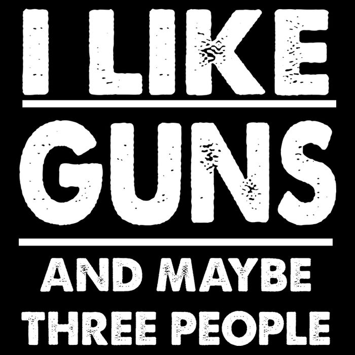 I Like Guns And Maybe Three People Cooling Performance Crew T-Shirt