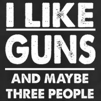 I Like Guns And Maybe Three People Adult Drive Performance Visor