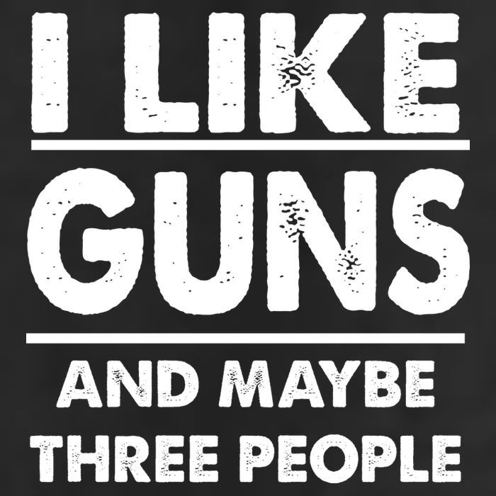 I Like Guns And Maybe Three People Adult Drive Performance Visor