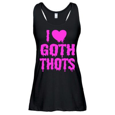 I Love Goth Thots Ladies Essential Flowy Tank