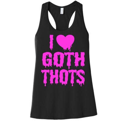 I Love Goth Thots Women's Racerback Tank