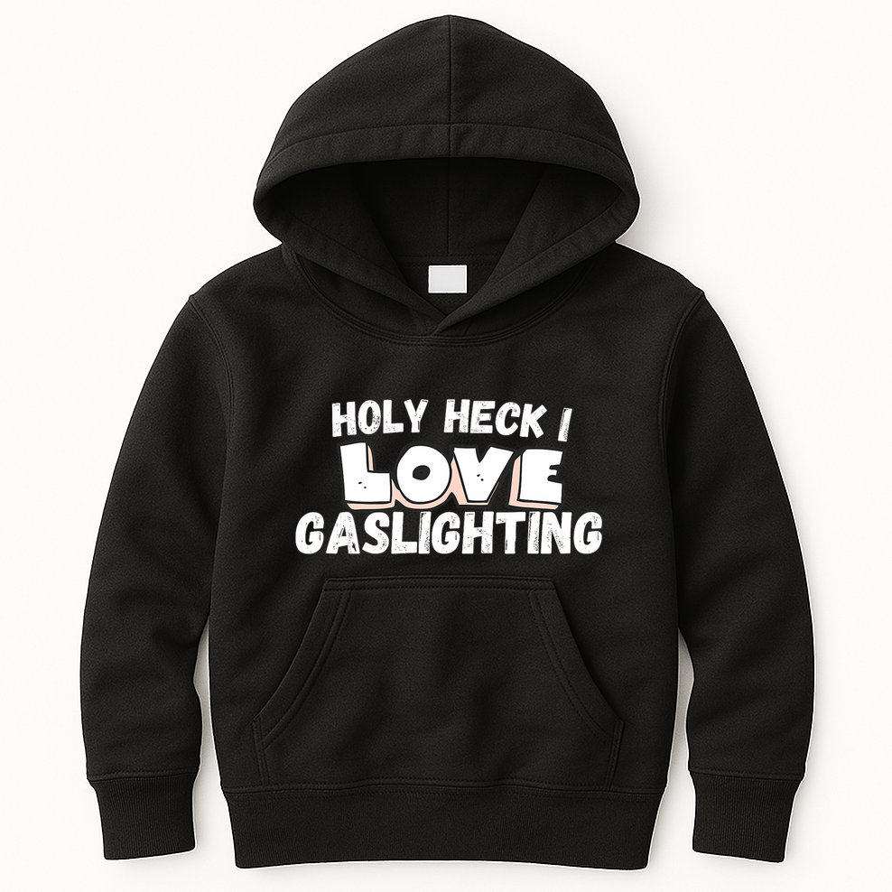 I Love Gaslighting I Heart Gaslighting Kids Hoodie