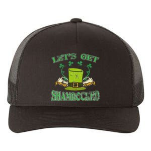 Irishs Let's Get Shamrocked Saint Patrick's Day Yupoong Adult 5-Panel Trucker Hat