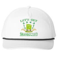 Irishs Let's Get Shamrocked Saint Patrick's Day Snapback Five-Panel Rope Hat