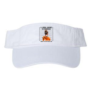 I Look Great In Orange DonT Play With Me Sarcastic Funny Valucap Bio-Washed Visor