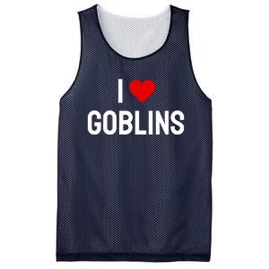 I Love Goblins Mesh Reversible Basketball Jersey Tank